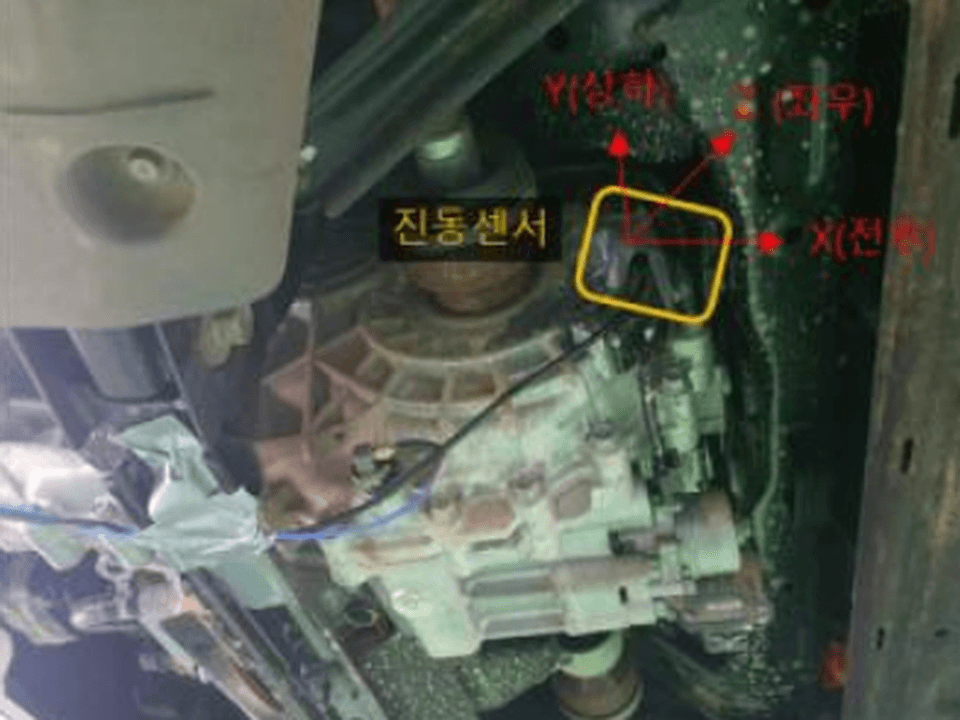 Case 3) Dedicated sensor installation for collecting specific noise and vibration signals field deployment image